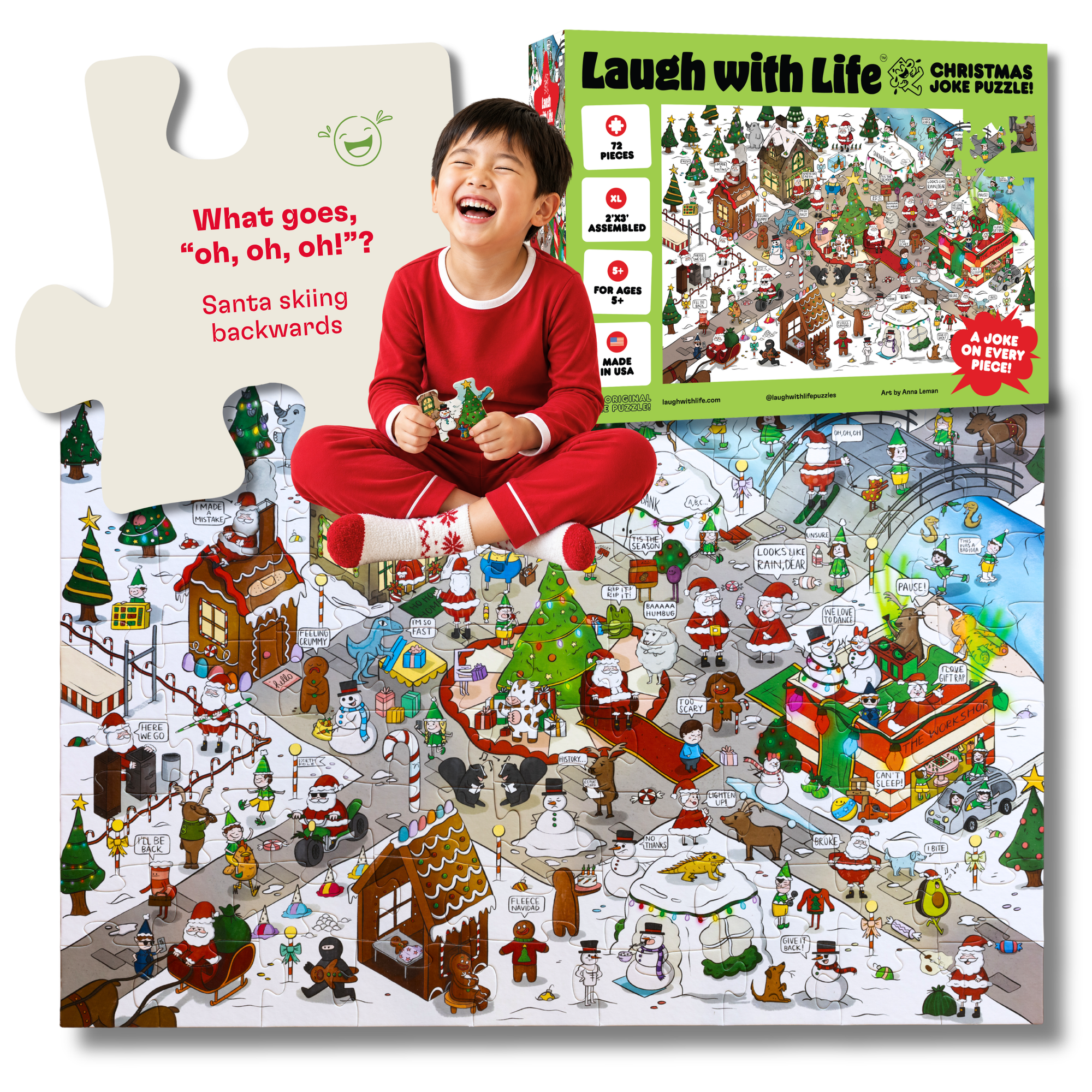 Christmas Joke Puzzle (72 Pieces)