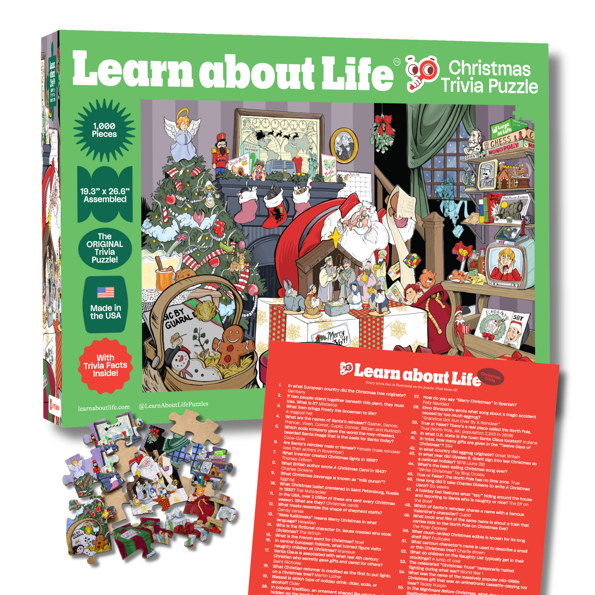 Christmas Trivia Puzzle (1,000 Pieces)