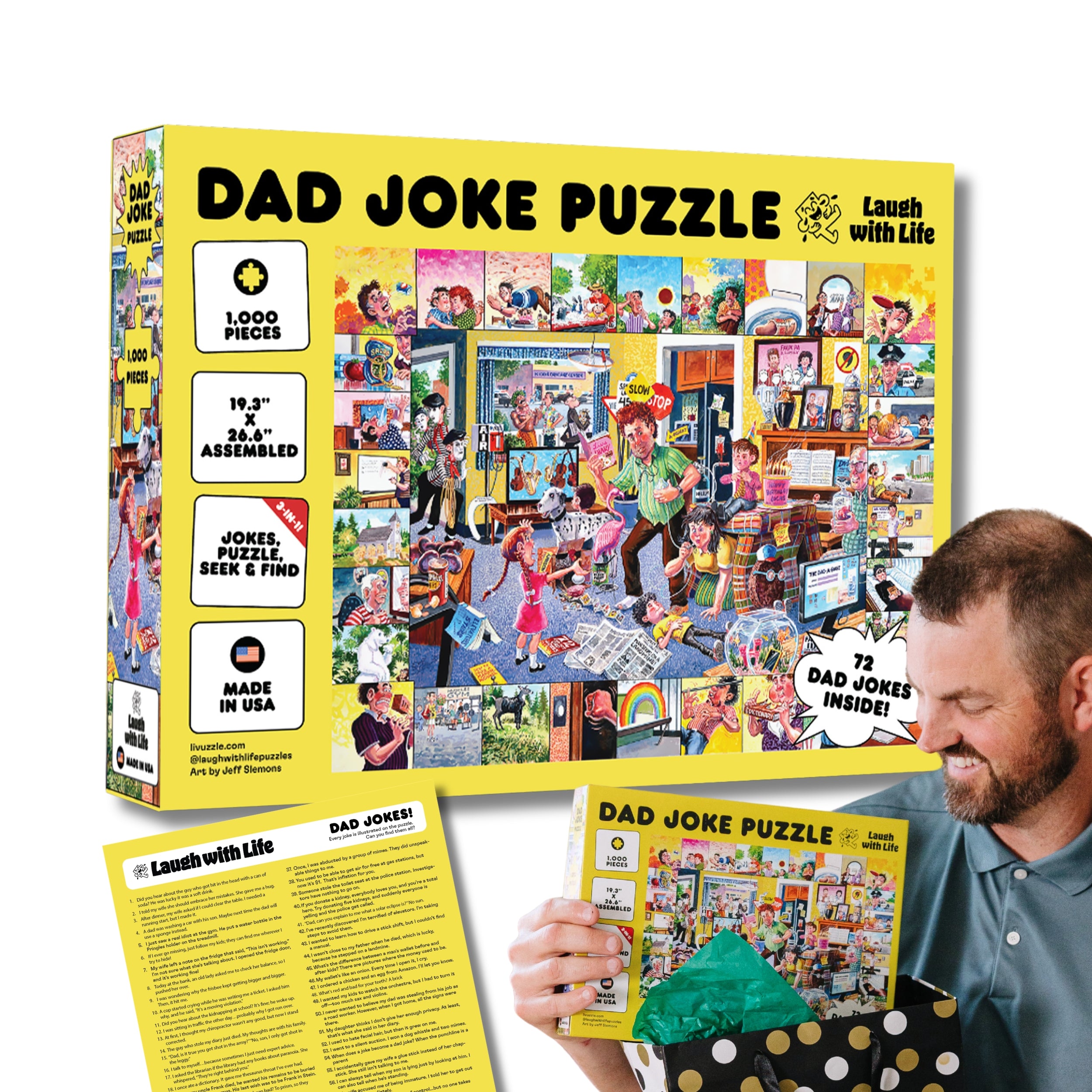 Dad Joke Puzzle (1,000 Pieces) – Livuzzle