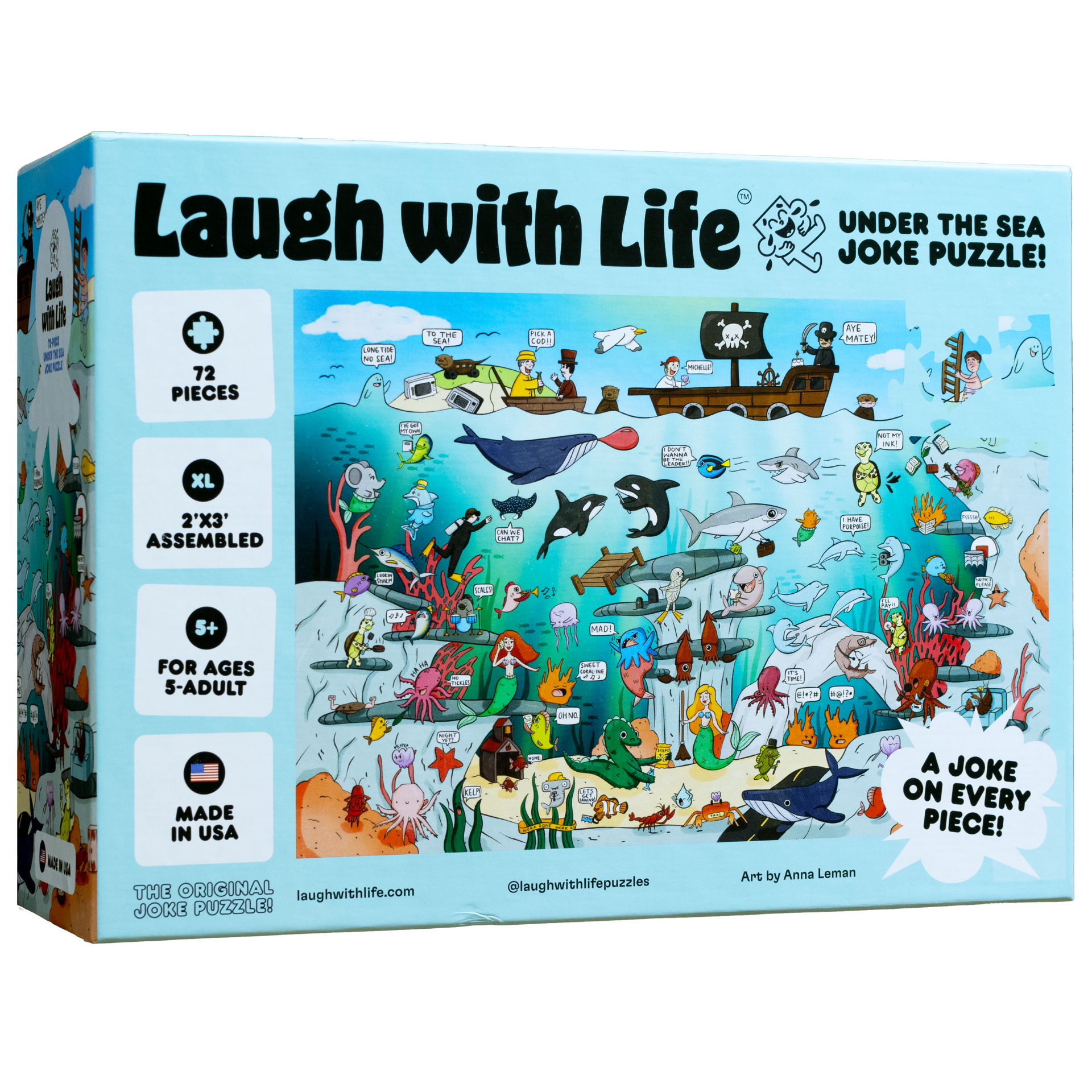 Under the Sea Joke Puzzle (72 Pieces)