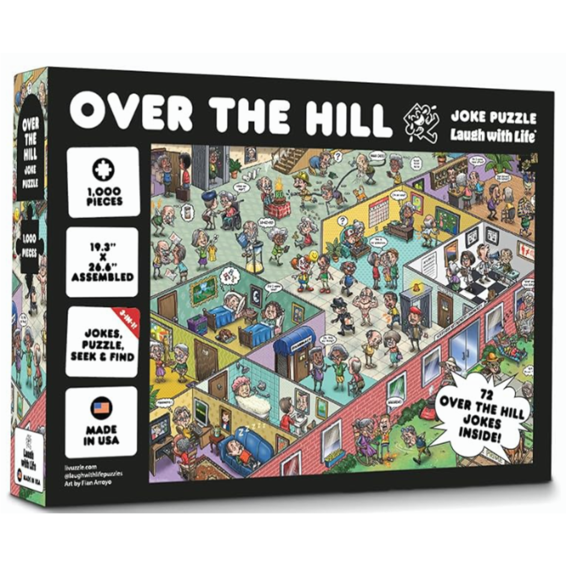 Over the Hill Joke Puzzle (1,000 Pieces)