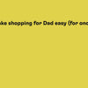 Dad Joke Puzzle video ad about finally making shopping for dad easy.