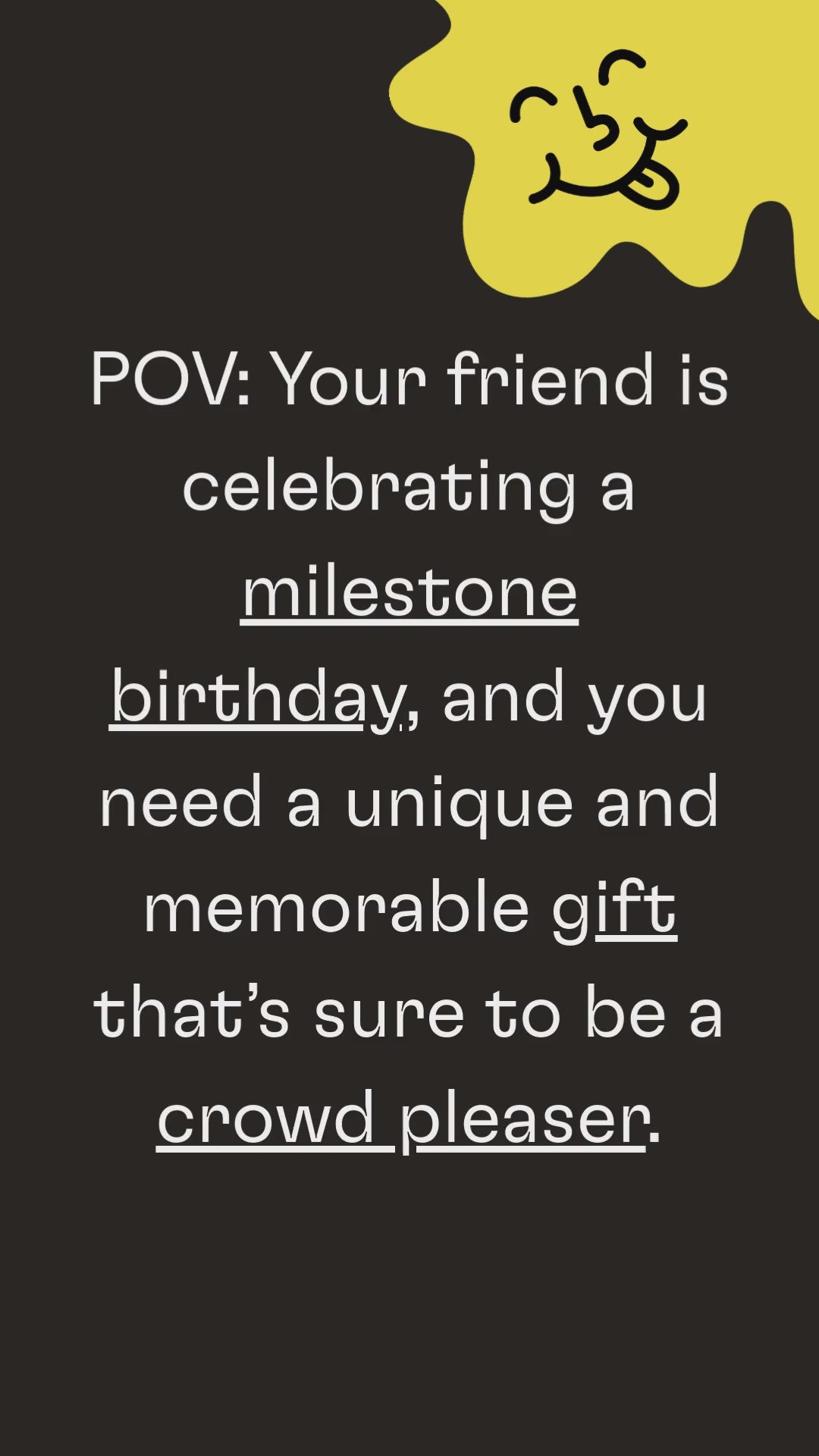 video about 1000-piece Over the Hill Joke Puzzle being the perfect gift for a milestone birthday