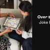 Daughter gifting her mother an Over the Hill Joke Puzzle